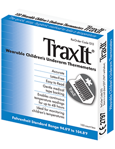TraxIt Disposable Thermometers 100 Pack 1313-10